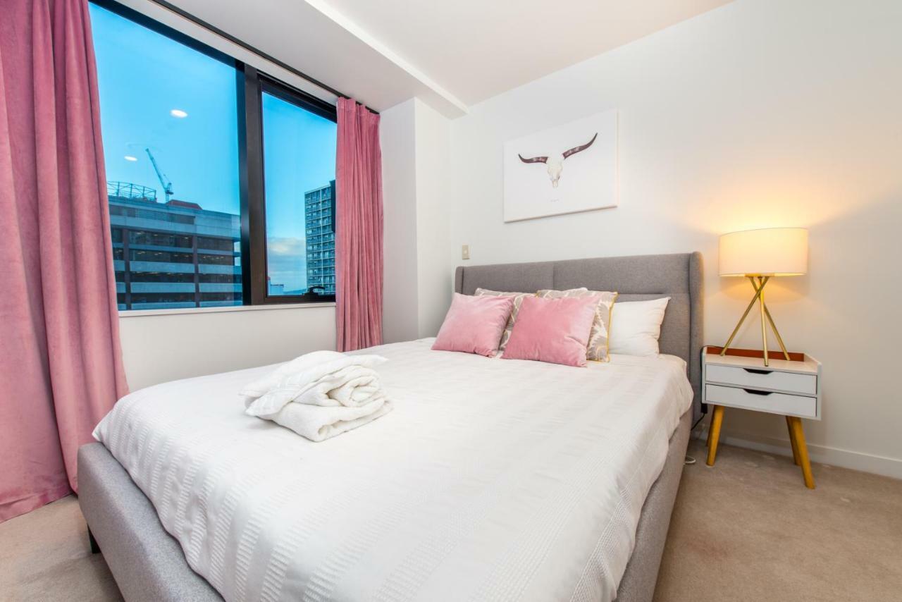 דירות אוקלנד 【Jht】Brand New, 2 Brm,Stylish,Opposite To Skytower מראה חיצוני תמונה
